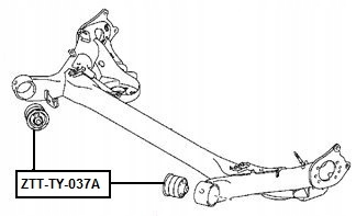 фото №2, Втулка балка задня toyota prius 2009-