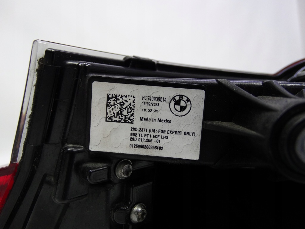 фото №12, Bmw x4 g02 x4m f98 2018+ лампа задняя левая led 7409395 оригинальная