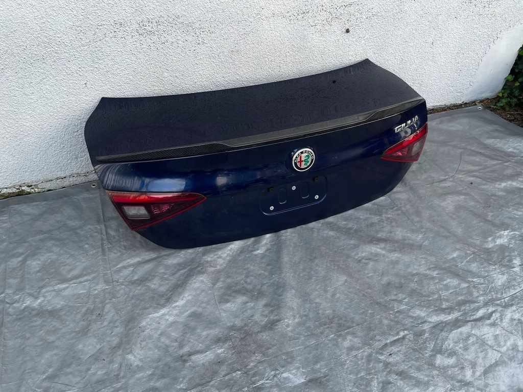 фото №3, Alfa romeo giulia qv кришка багажника задня комплектна 2018-