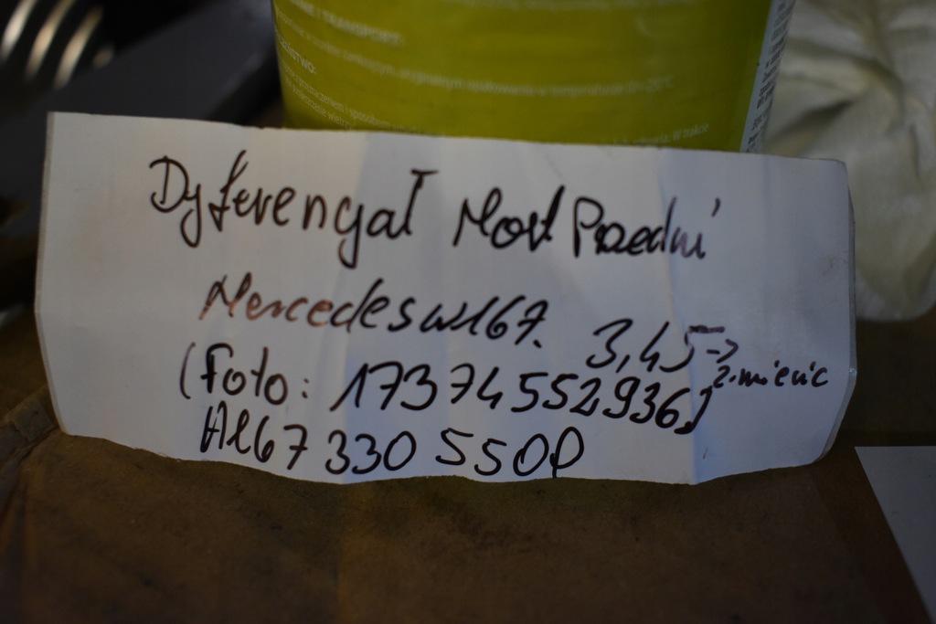 фото №5, Диференціал міст передній mercedes w167 x167 5.3 3.0d 4.0d 3,45 1