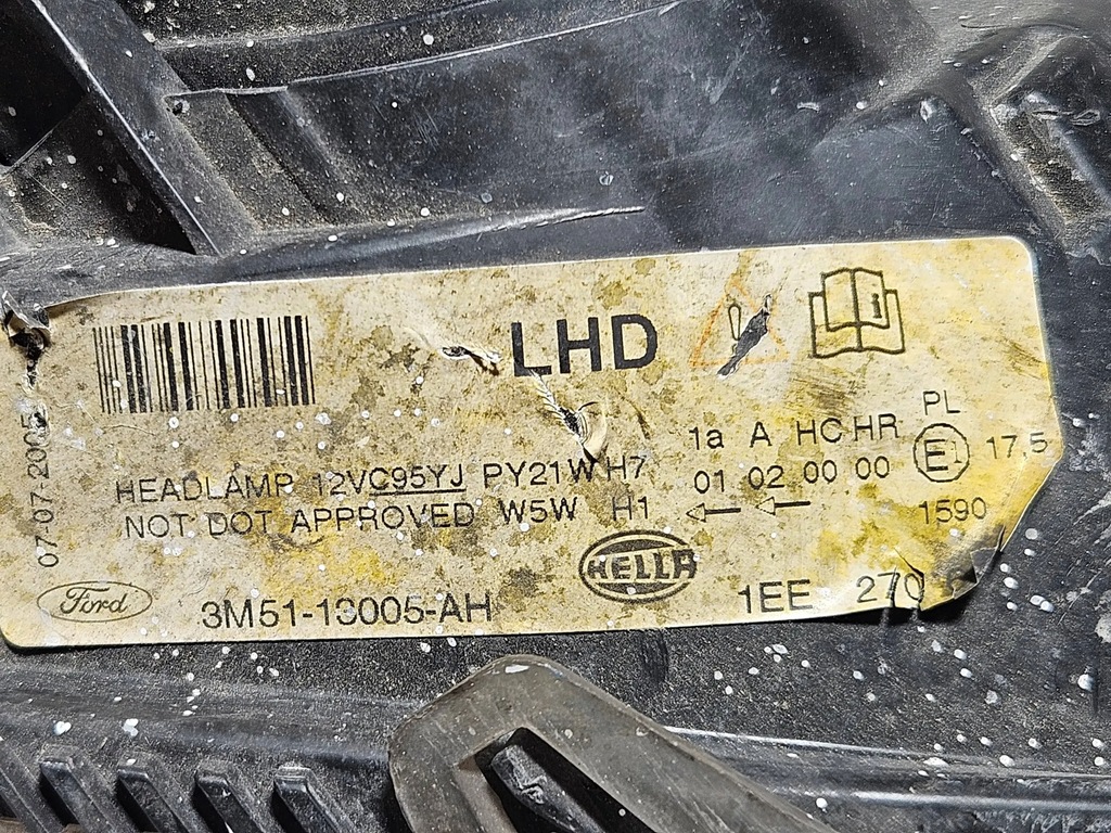 фото №7, Ford c-max i 2005 po права/фара передня