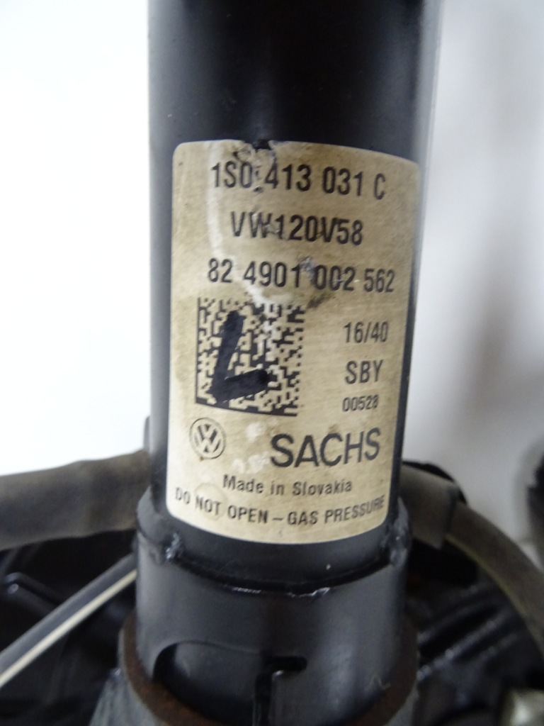 фото №14, Vw up lift 1.0 mpi амортизатор поворотный кулак левая 1s0413031c 1s0407255d