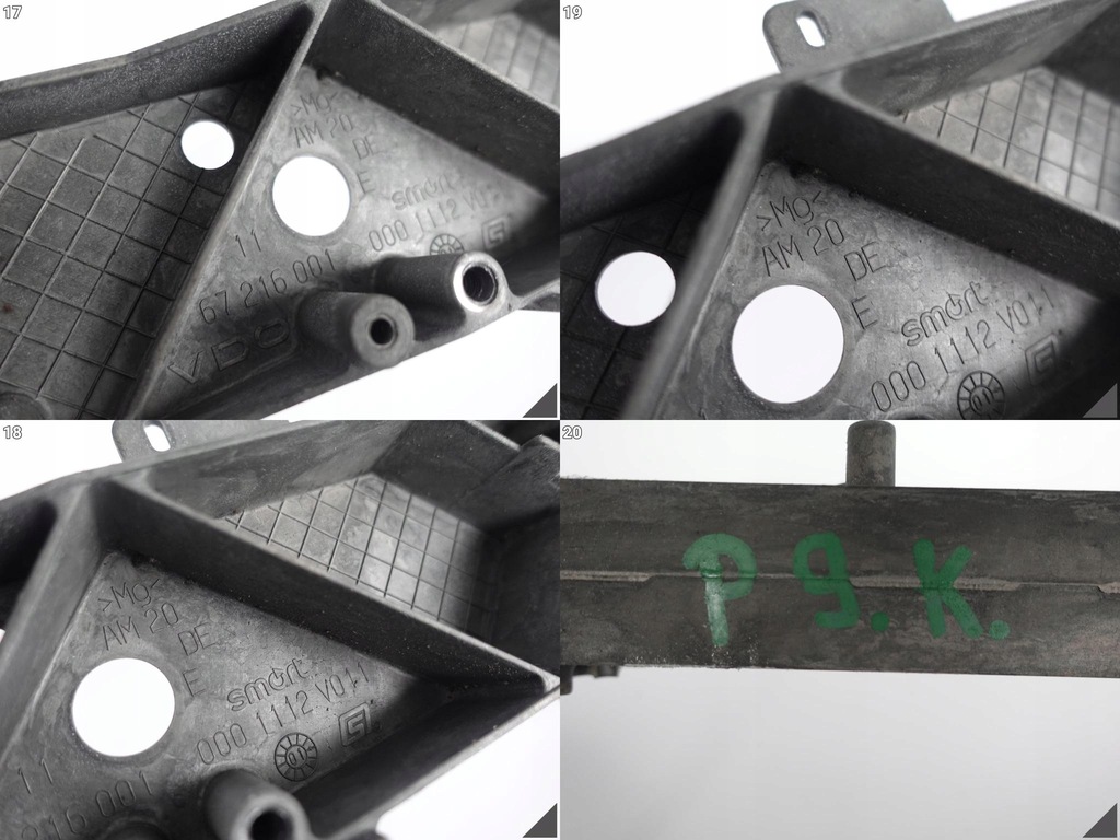 фото №12, Smart fortwo рама каркас приборная панель консоль +модуль