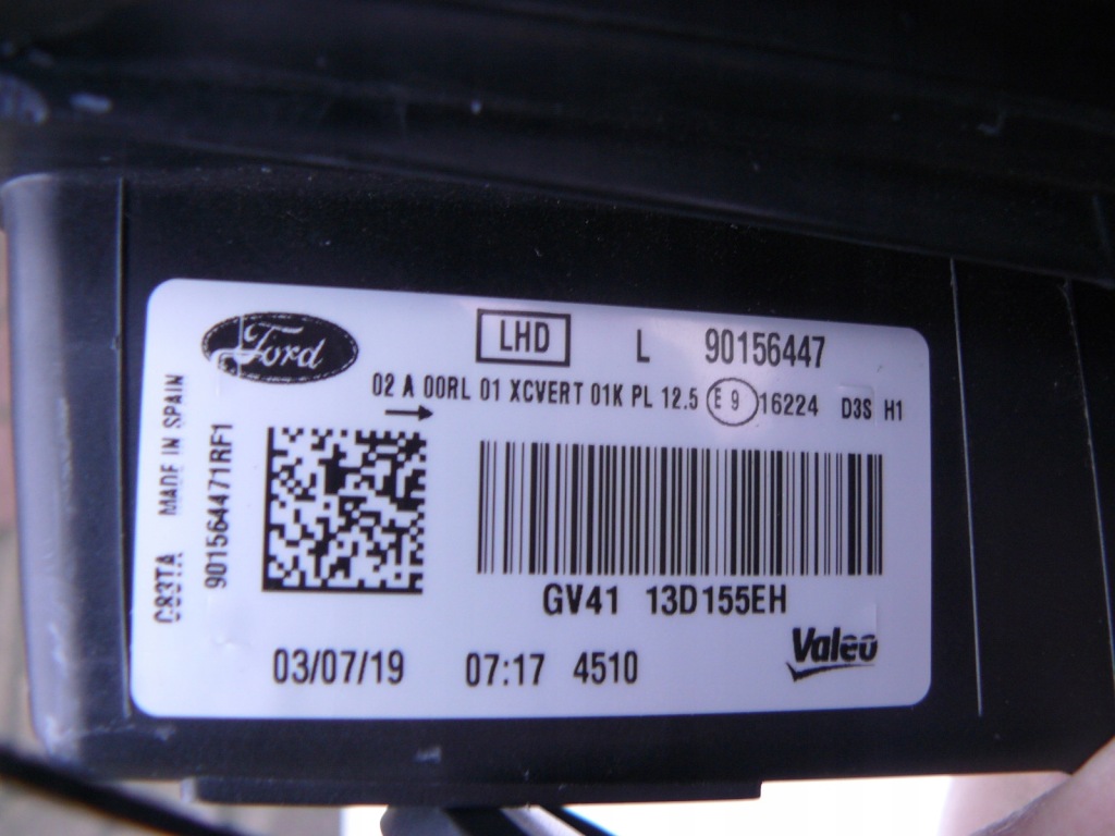 Ford kuga mk2 рестайлинг  bi-xenon поворотный led левый Недорого