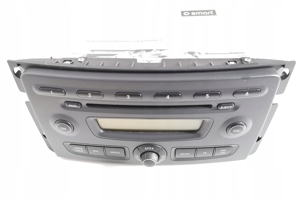 фото №1, Smart fortwo 451 радіо заводський a4518202879