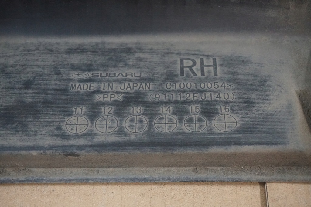 фото №11, Subaru xv gp 2011-2017r правая молдинг порог 91112fj140 nr.14