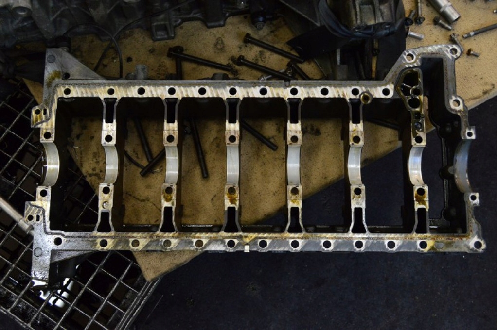 фото №10, Блок dół двигателя wał n52b25 bmw e90 e91 2.5i 218 km 04-10