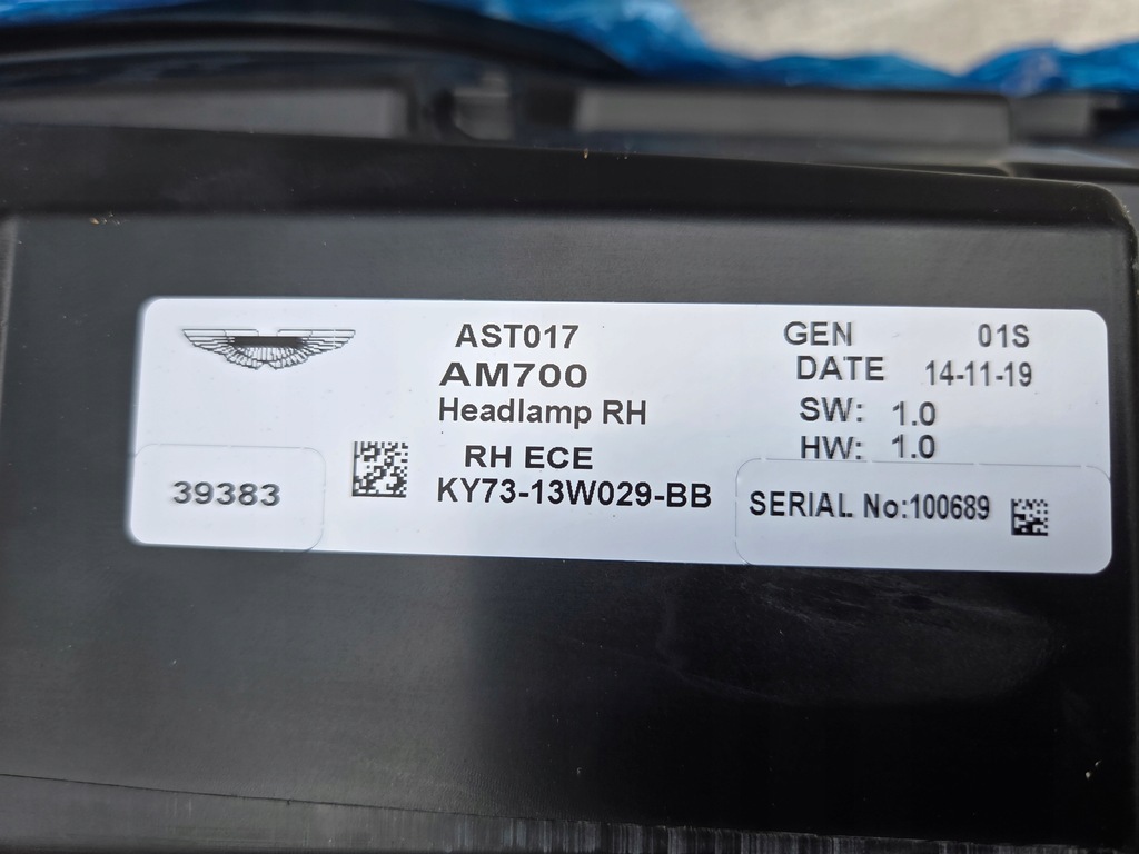 фото №14, Aston martin dbs лампа левая комплектная lub правая nowa