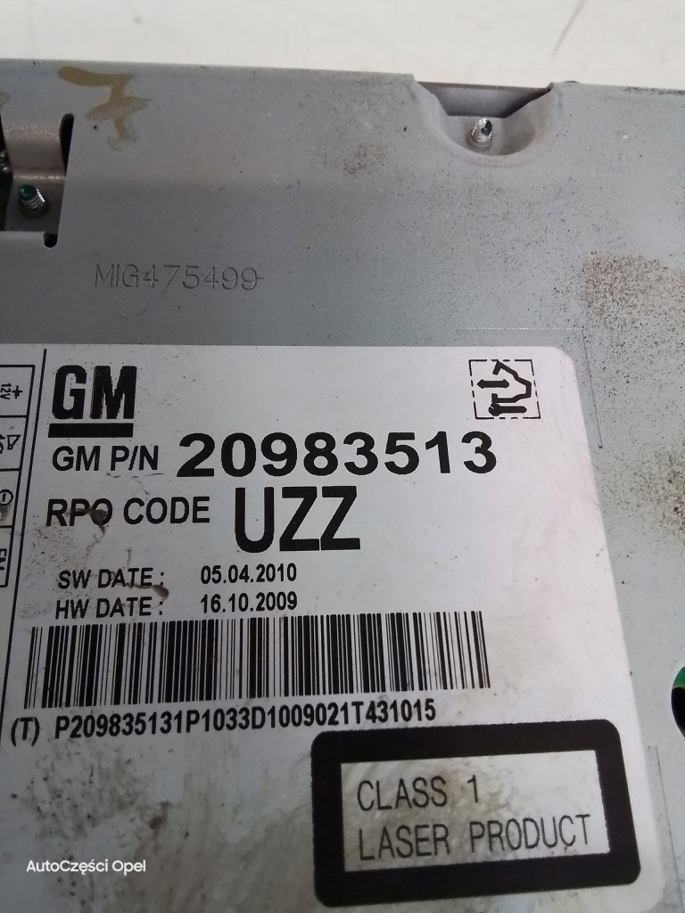 фото №2, N670 радіо тюнер cd opel astra j 20983513