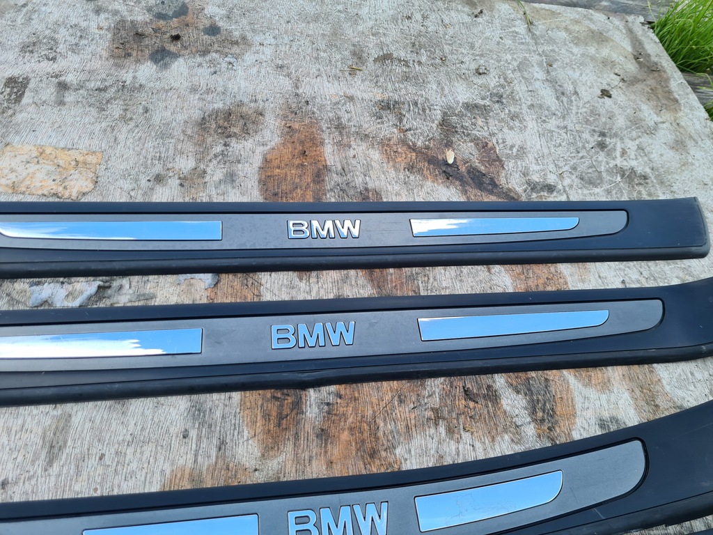 фото №4, Bmw 7 e65 накладки пороговые накладки комплект
