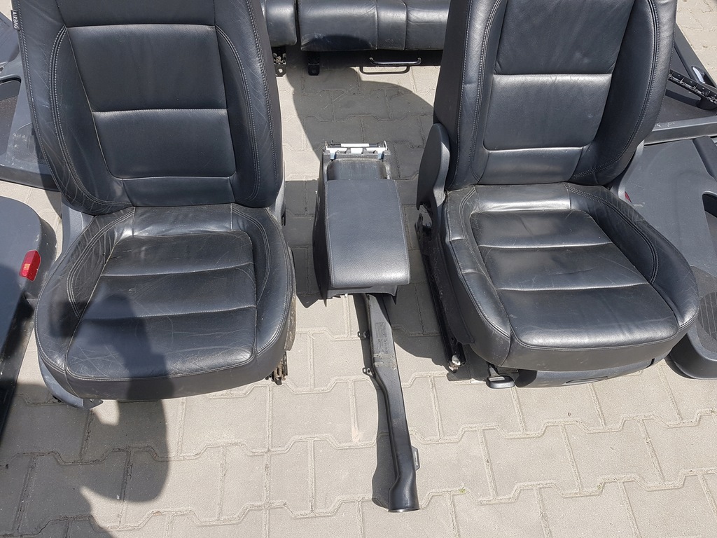 фото №7, Vw tiguan i 5n 06-15r сиденья кожаный заднее сиденье комплект