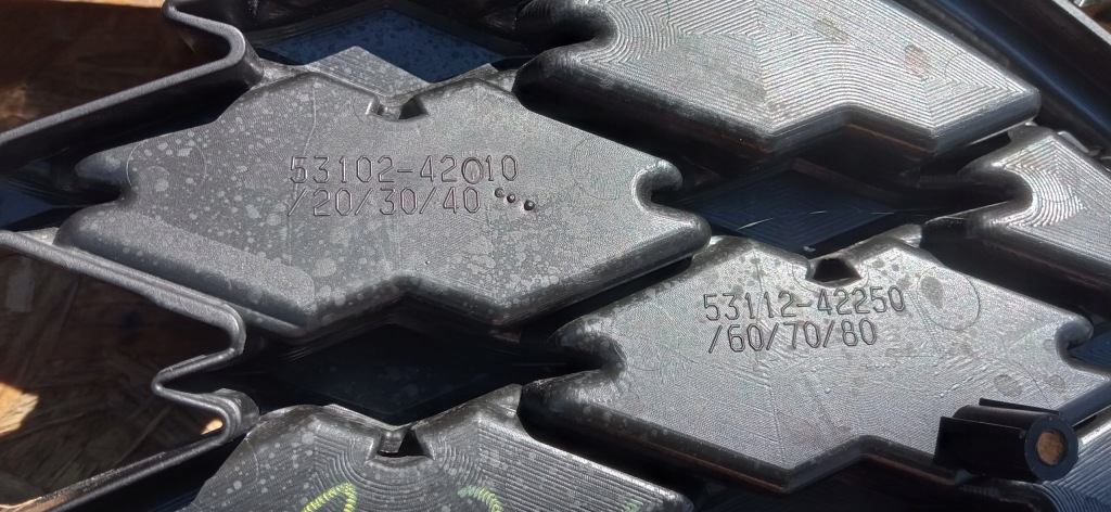 фото №14, Toyota rav4 rav-4 v lift 19- решётка радиатора решётка решётка радиатора бампера перед 53102-42010