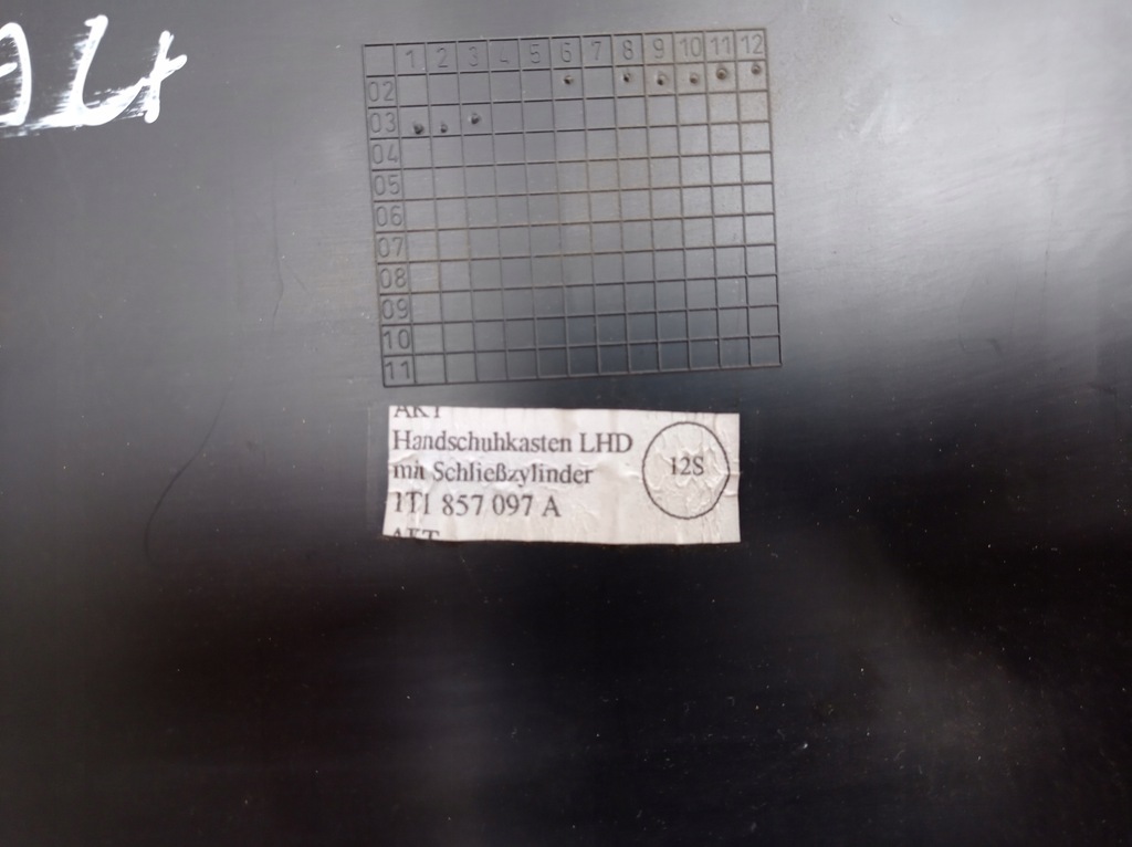 фото №10, Бардачок пасажира vw touran 1t1857097a