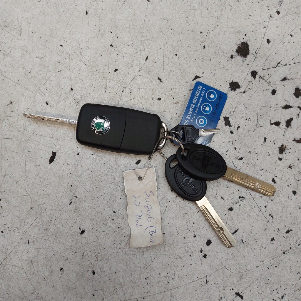 фото №8, Skoda superb ii 2 ключ замка зажигания