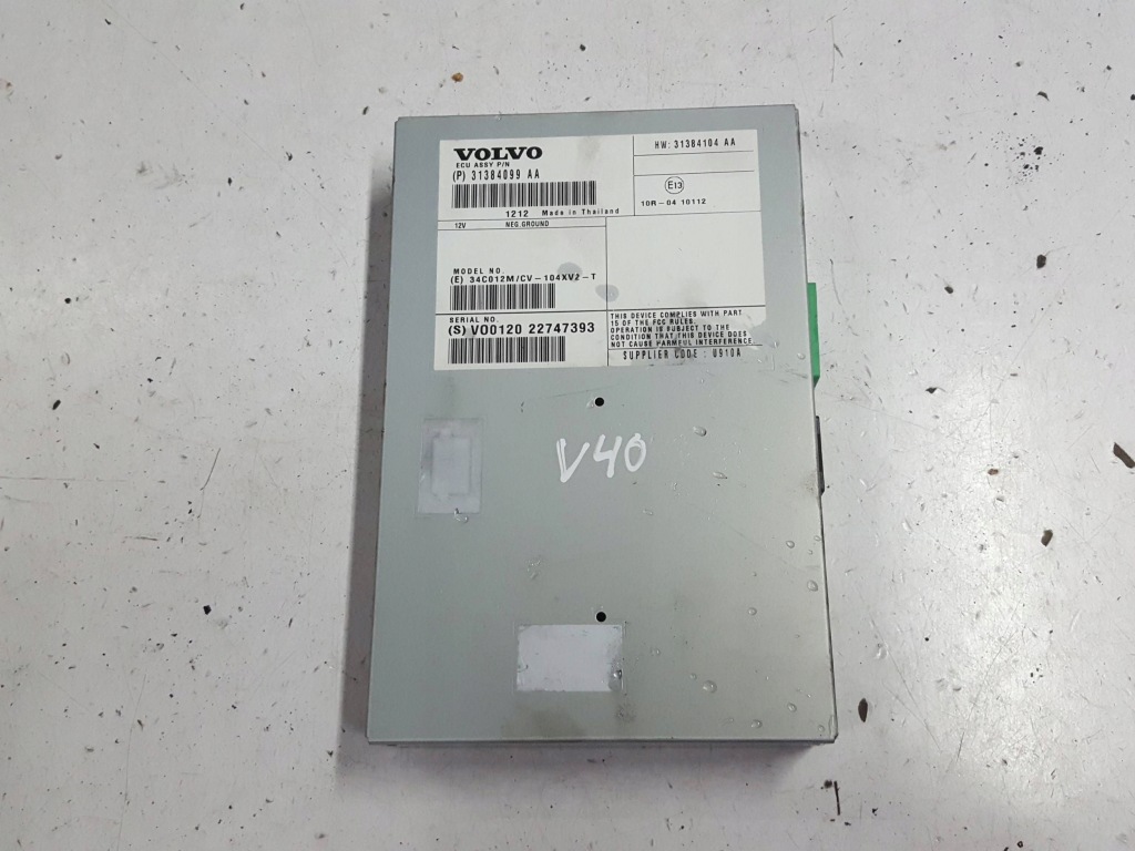 фото №1, Volvo v40 ii 2 12-16r усилитель радио аудио 31384099aa