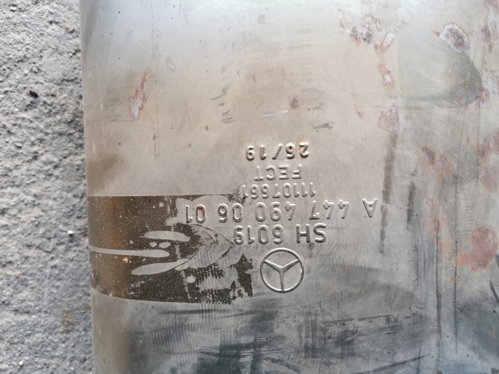 фото №6, Каталізатор фільтр fap dpf mercedes vito v w447