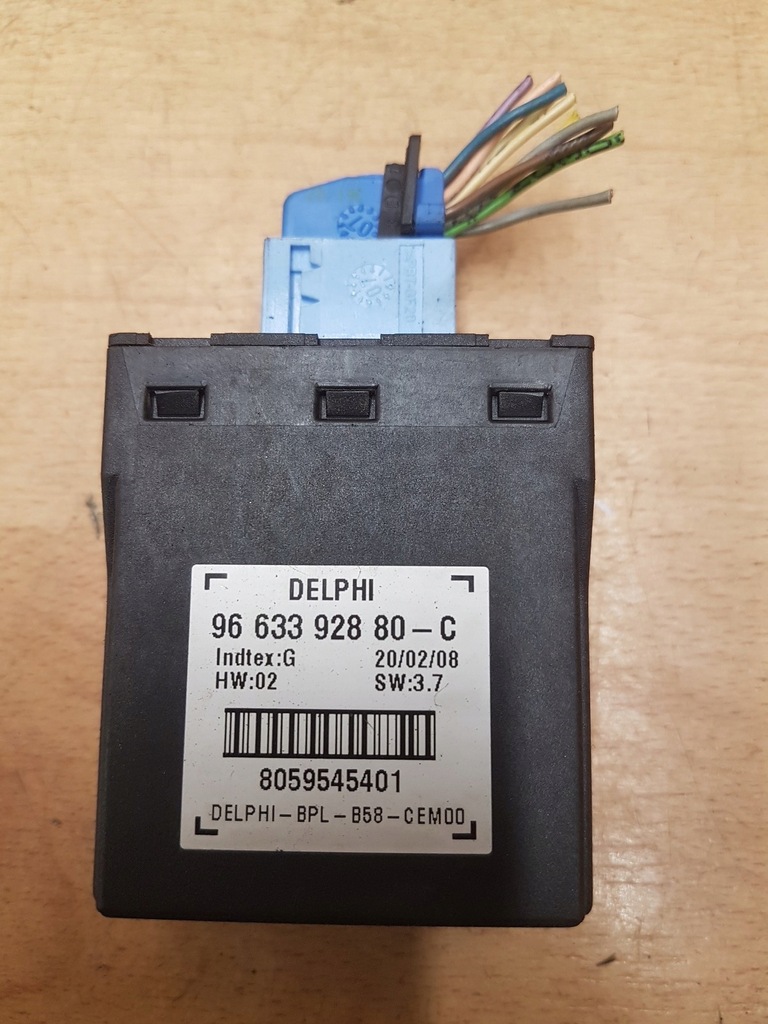 фото №1, Модуль блок управления сигнализация citroen c4 picasso