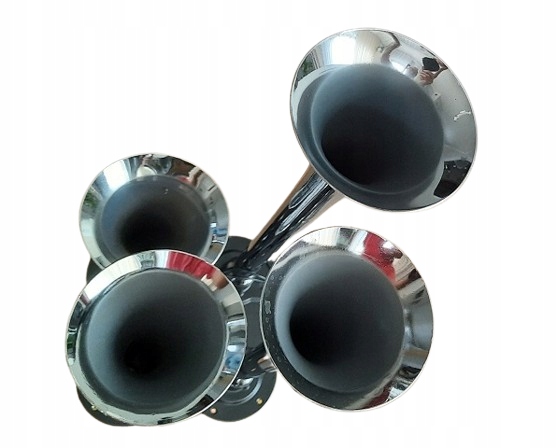 фото №5, Сигнал клаксон пневматичний na повітря сигнал 4 трубчаста 12-24v