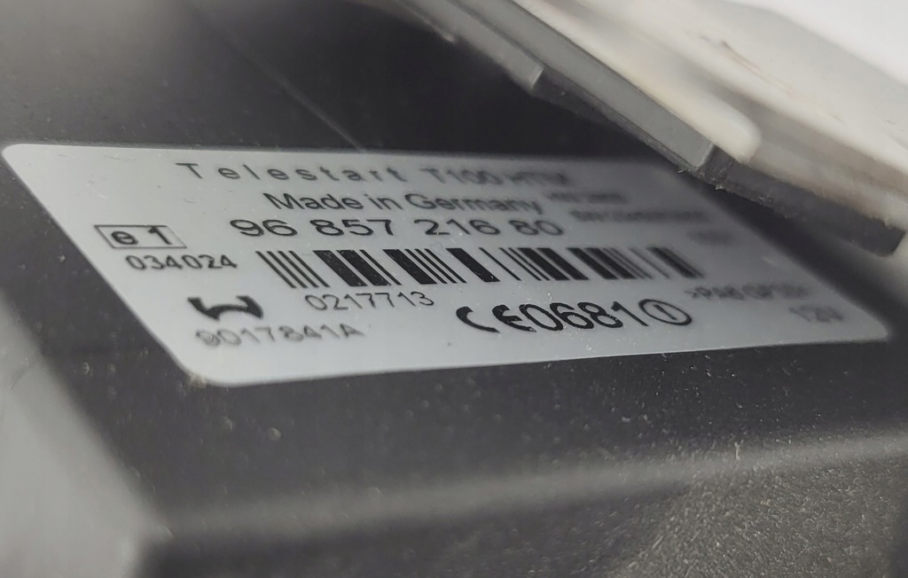 фото №7, Citroen c5 iii x7 telestart webasto 9685721680 t100 + антенна