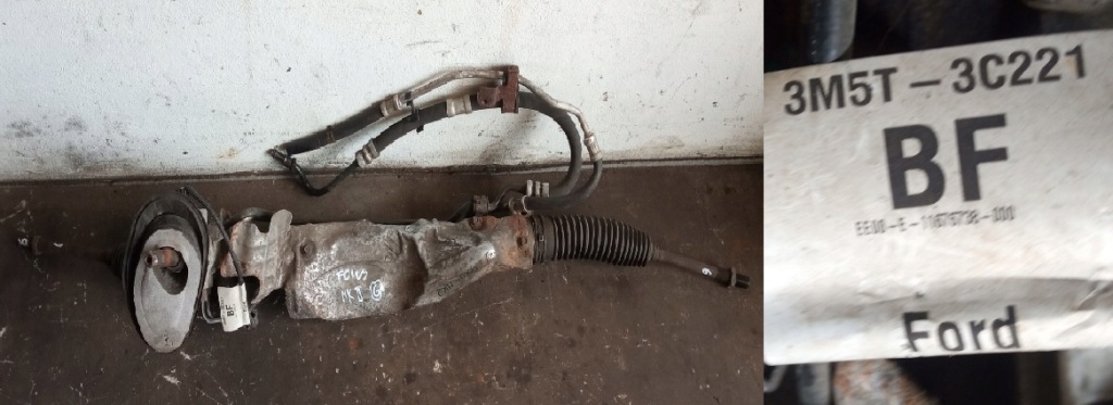 фото №1, Трансмиссия рулевая рейка ford focus mk2 c-max