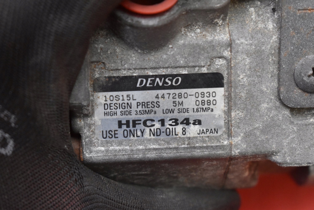 фото №6, Компресор насос кондиціонера 447280-0930 subaru legacy 5 v 2.0 d 150 km