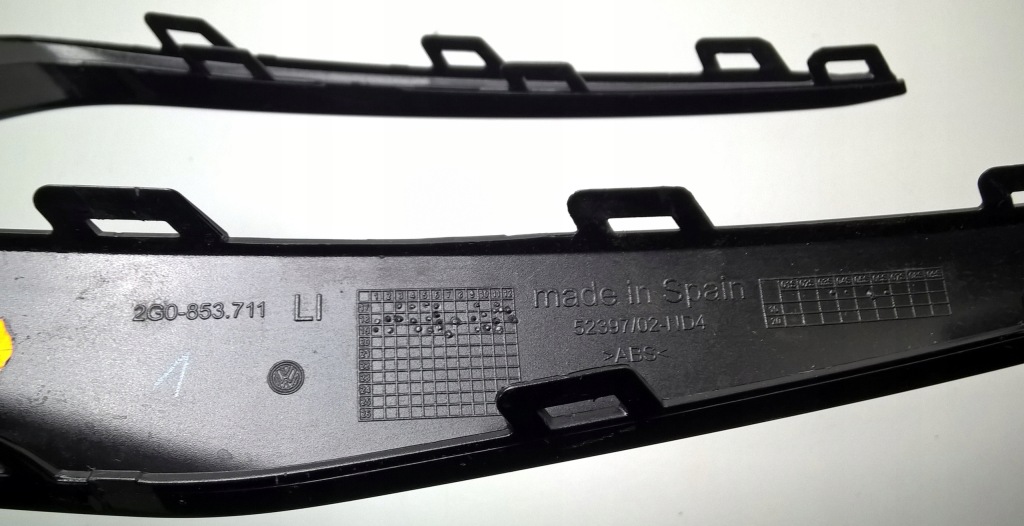 фото №12, Vw polo vi gti 2g 2017- молдинг ліва бампера ґрати перед оригінальний номер 2g0853711