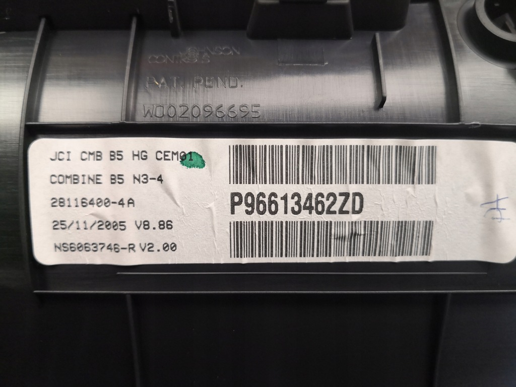 фото №6, Счетчик приборы citroen c4 i p96613462zd