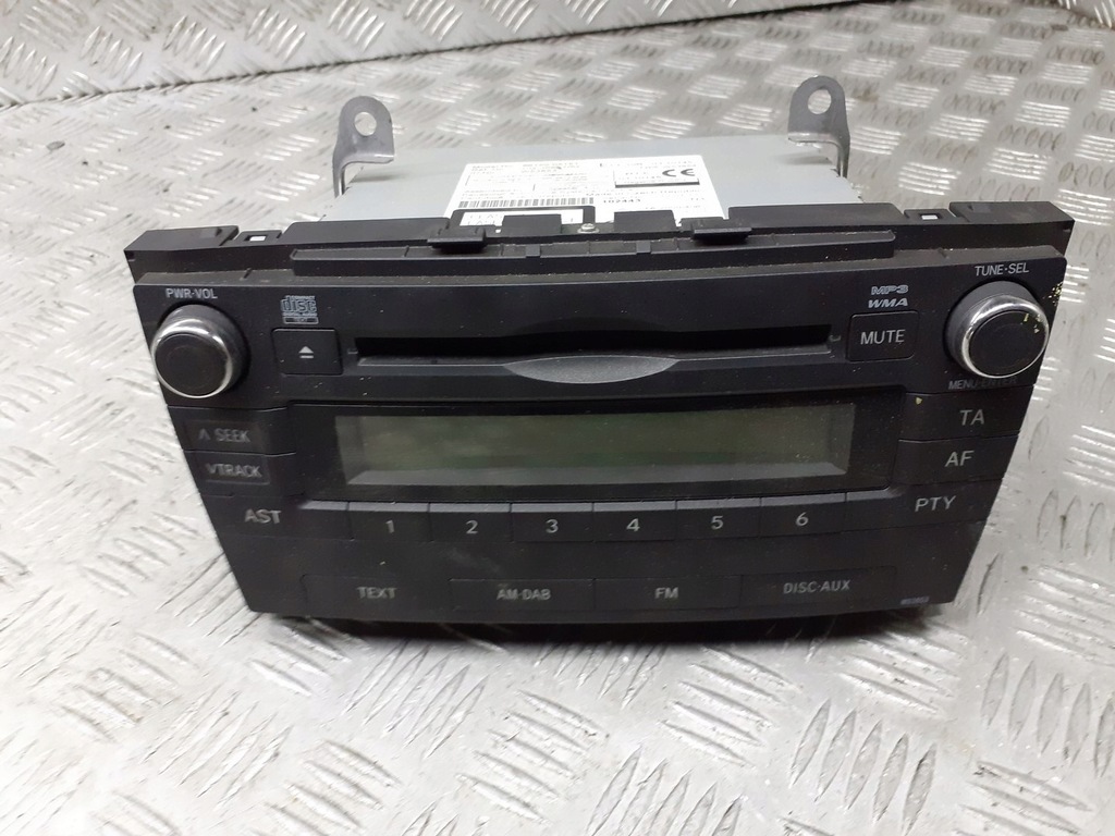 фото №1, Радіо заводський toyota avensis t27 86120-05151