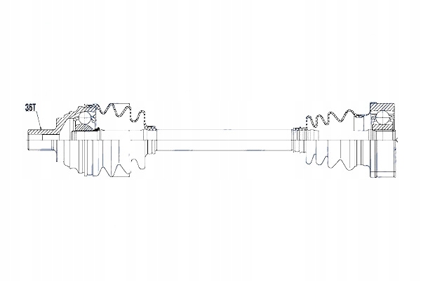 фото №11, Приводной вал приводная vw golf v vi vii passat 05-11 touran 03-10 caddy iii