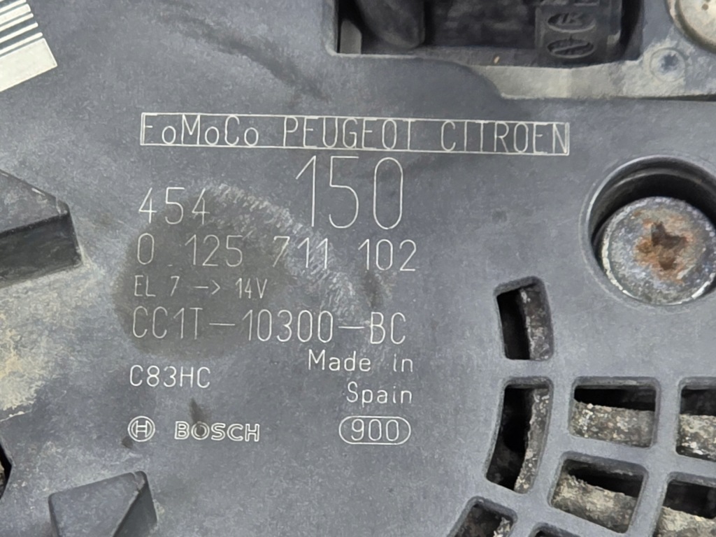 Ducato boxer jumper 2.2 hdi jtd hpi генератор bosch 150a 0125711102 1d Киев