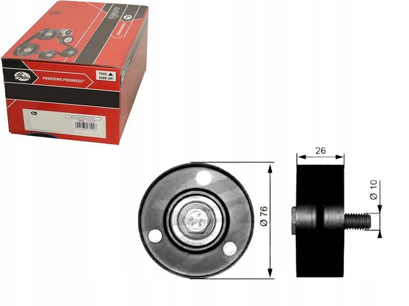 фото №9, Ролик ремінь клиновий багаторучейковий gates t36083