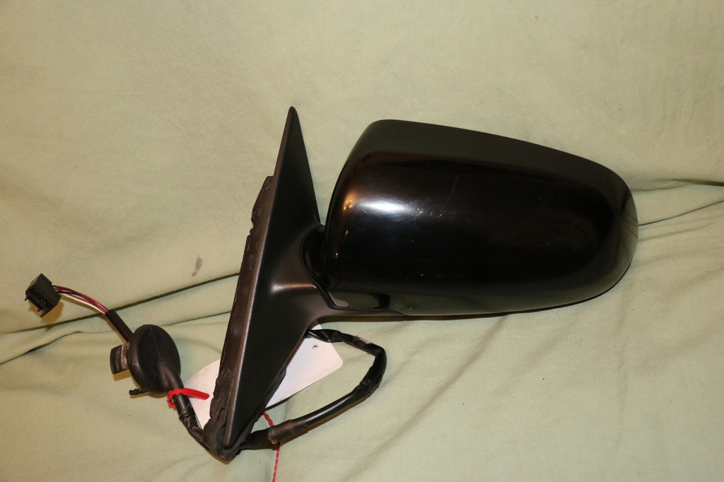 фото №6, Левая зеркало audi a3 8p lift 5pin чёрный маленький повреждение защита