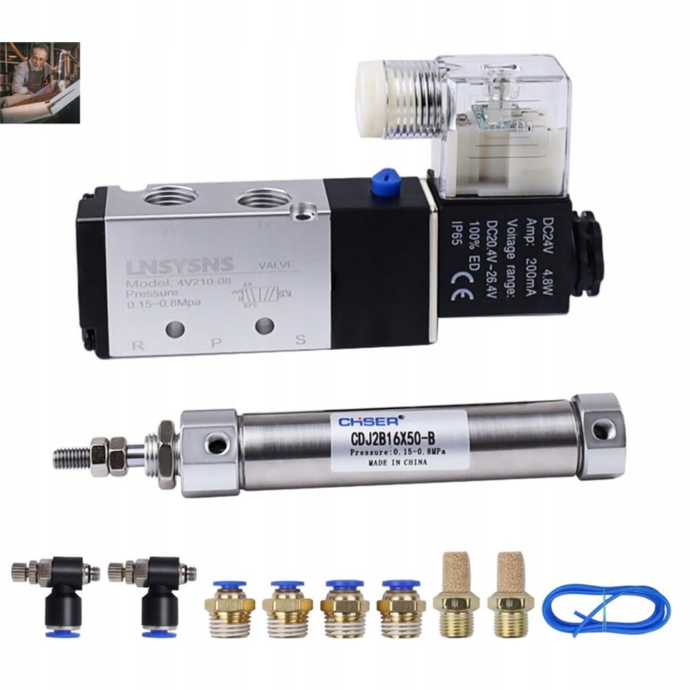 фото №9, Клапан elektromagnetyczny24v200ma1/4 легка електропроводка низькі знос energii