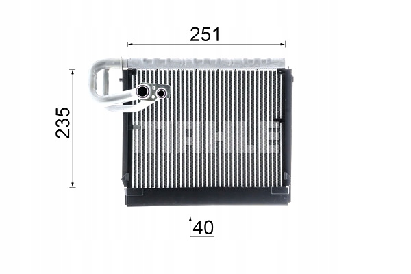 фото №9, Випарник кондиціонера mercedes sprinter 3.5-t b906 sprinter 3-t b906