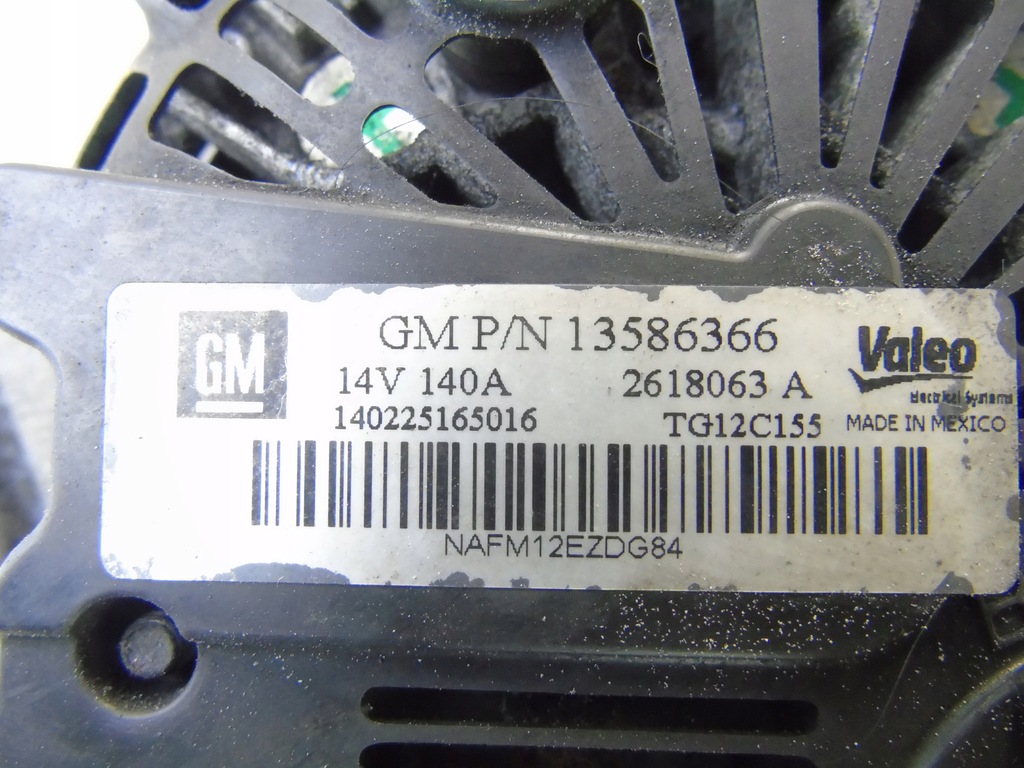 фото №5, Генератор opel meriva b 1.6 cdti 13586366