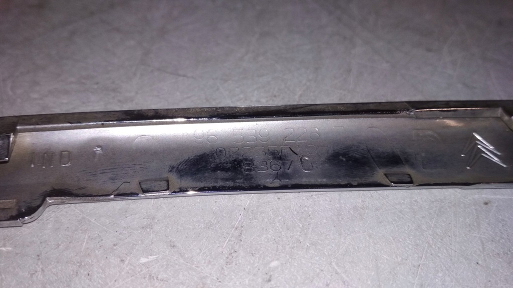 фото №8, Молдинг хром бампера задня citroen c4 i ліва