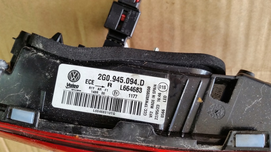 фото №7, Лампа задня l/p vw polo vi 2g lift led 21- 2g0945093d 2g0945094d