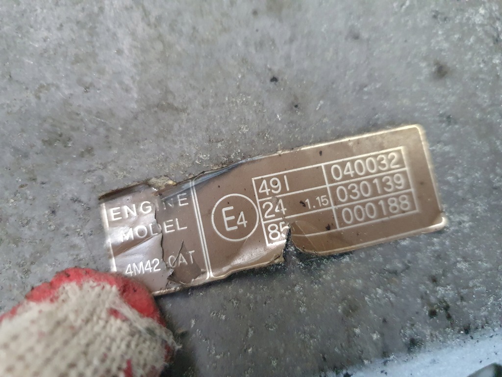 фото №6, Двигатель kompletny mitsubishi canter euro3 4m42-0at