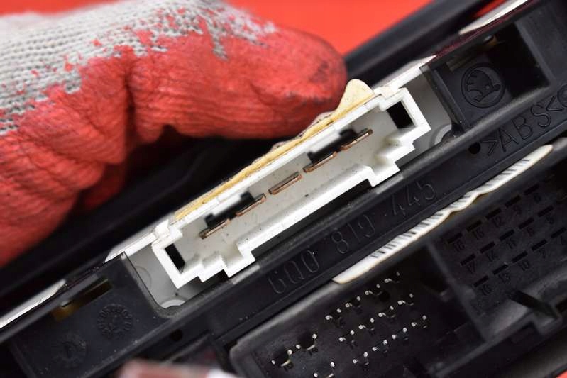 фото №7, Панель управление обдув 6q0819045p vw polo 4 iv 9n 01-05