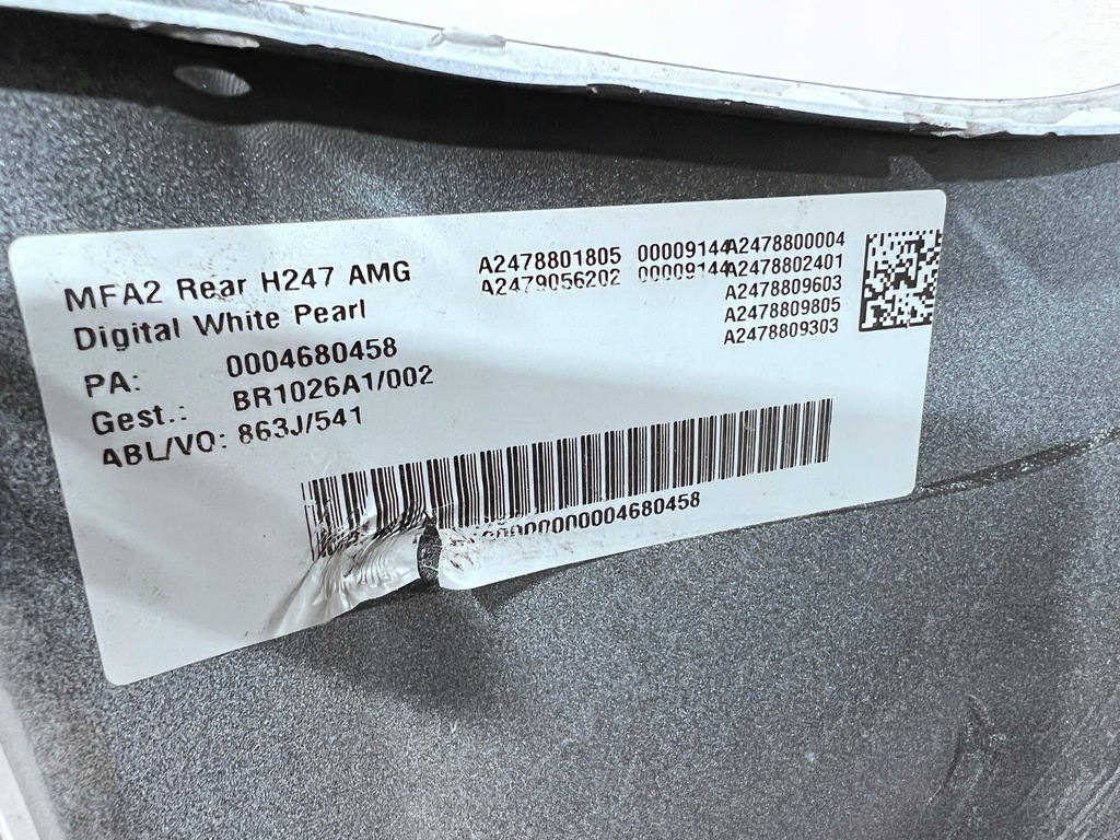 фото №9, Mercedes gla amg h247 бампер задняя a2478801805