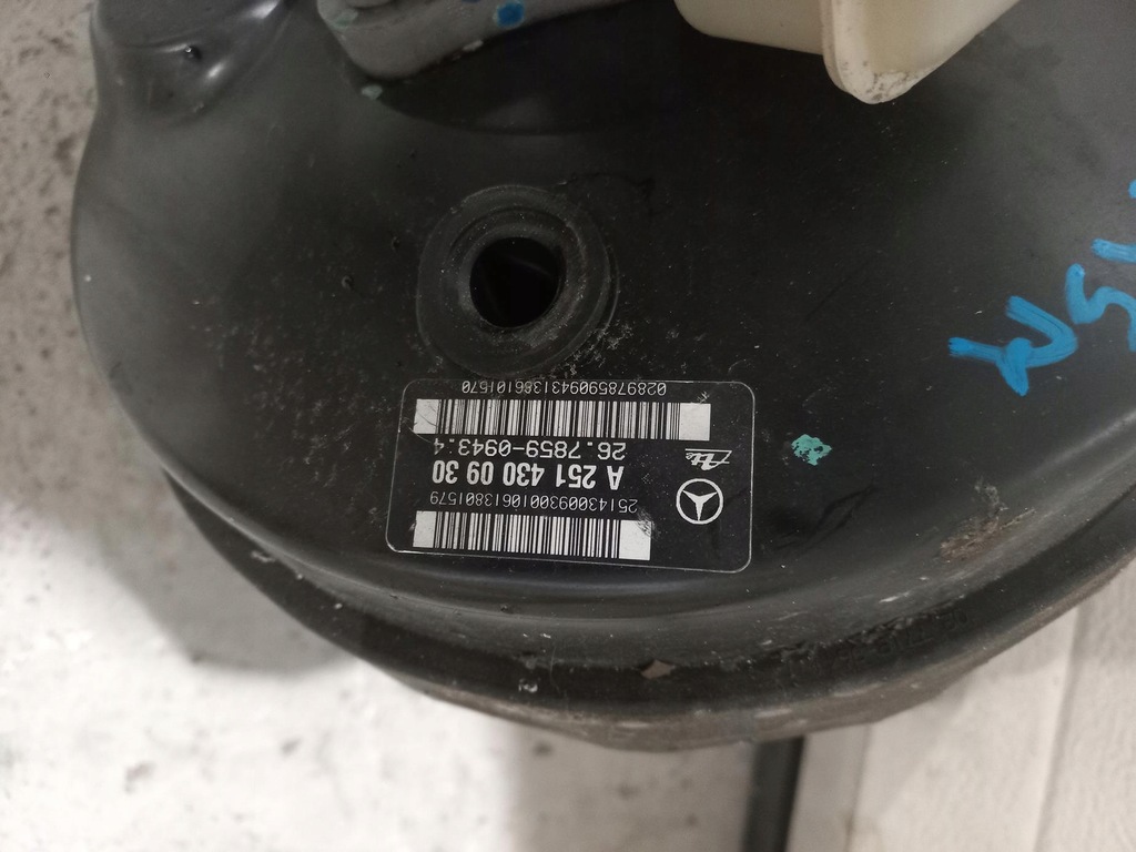 фото №2, Усилитель тормозов тормозные mercedes w251 r-klasa w164 ml