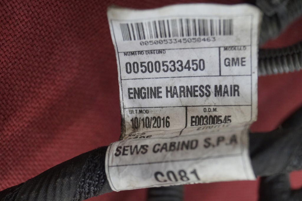 фото №5, Жгут двигателя alfa romeo stelvio giulia 2.0 280km