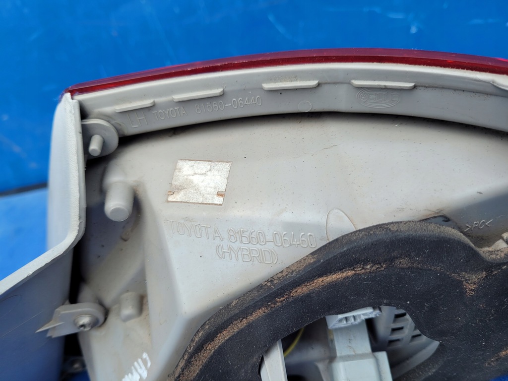 фото №9, Toyota camry hybrid lift 2009-2011 09-11 лампа задняя левая