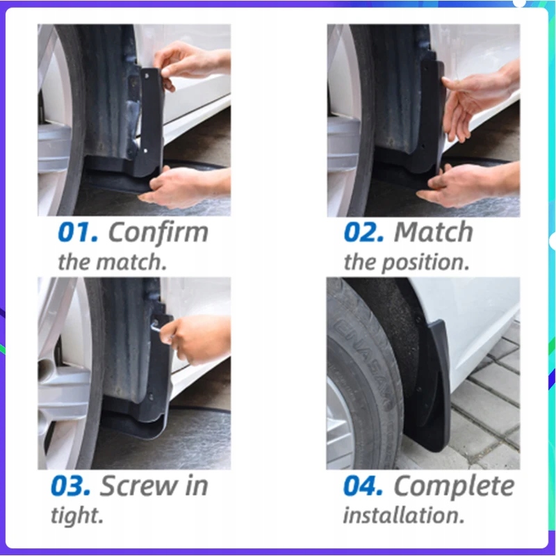 фото №6, Бризковики автомобільні do forda raptor f150 2015 2019 бризковики крила