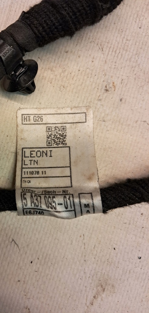 фото №7, Джгут електропроводка двері правий задня bmw i4 g26 5a37095