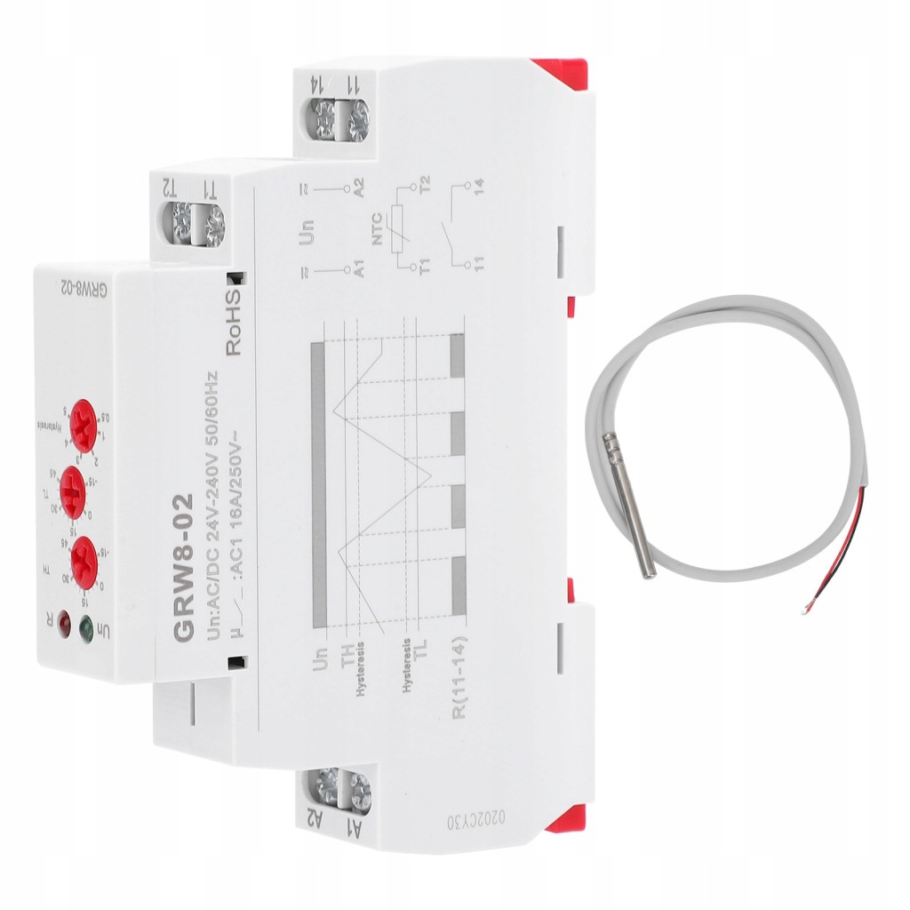 фото №15, Реле контроля температуры монтаж na szynie