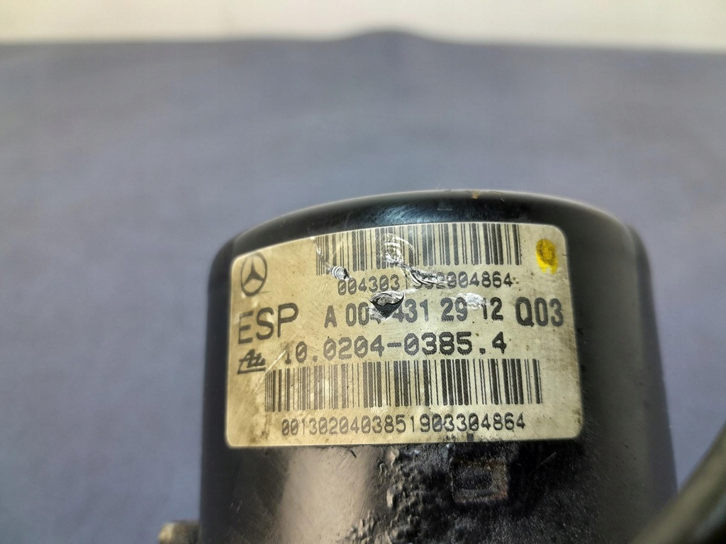 фото №4, Mercedes c w203 насос abs a0044312912