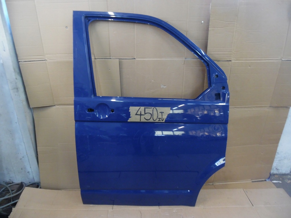 фото №1, Vw t5 transporter дверь передние правое niebieskie