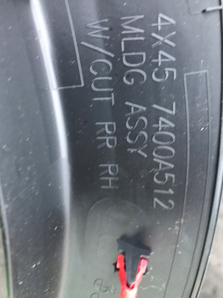 фото №6, Mitsubishi eclipse cross молдинг правая задняя nowa