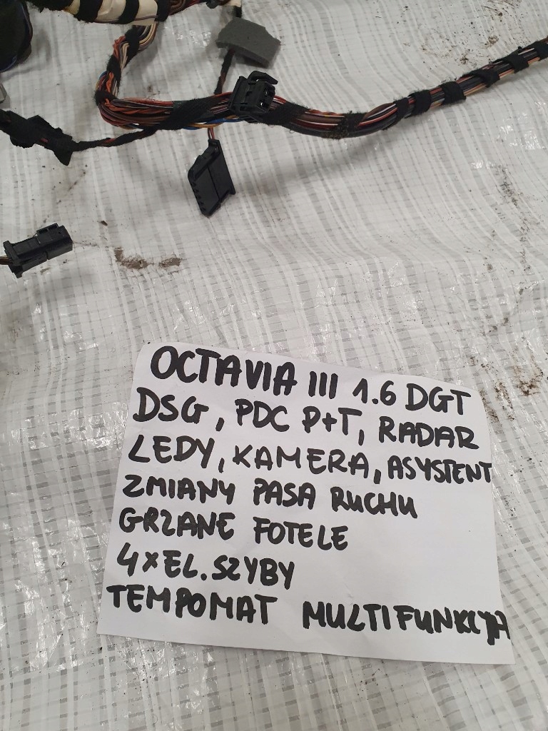 фото №8, Skoda octavia iii 5e9 2019r 1.6tdi джгут головна електропроводка салону europa
